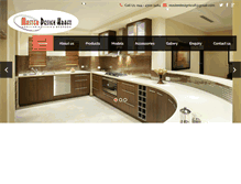 Tablet Screenshot of modularkitchenmasterkraft.com